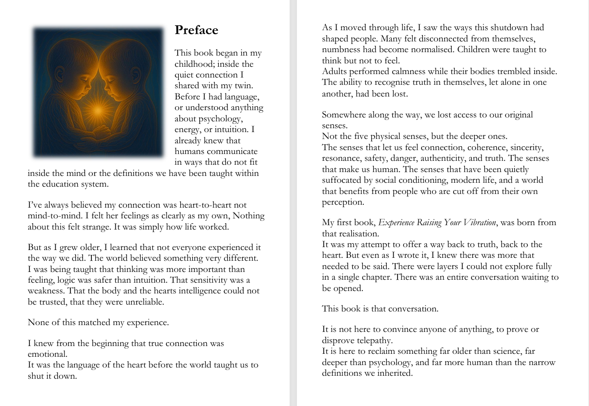 Experience Telepathy sample pages 1
