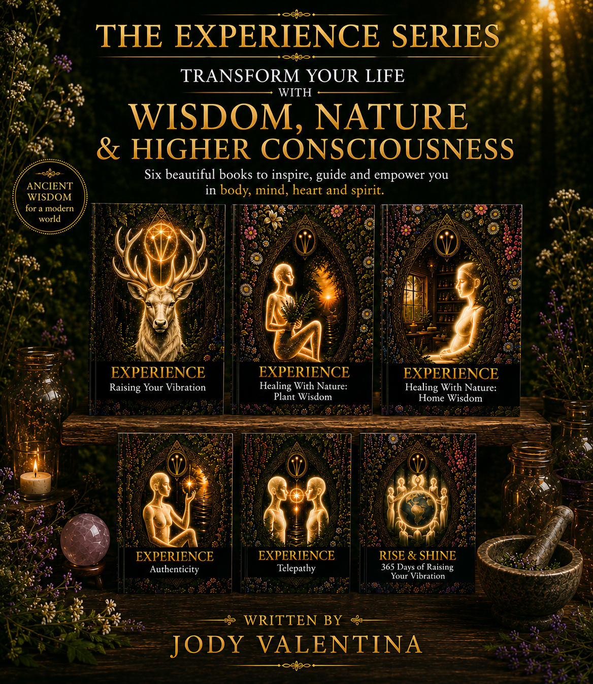 The Experience Series, six books by Jody Valentina