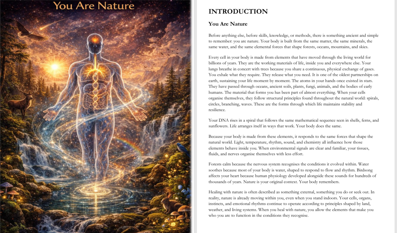 Experience Healing with Nature sample pages 6